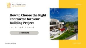 how to choose the right contractor for your project