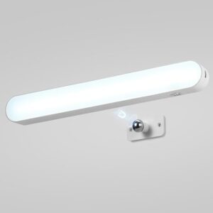 Rechargeable Makeup Light Bar LED Stick On Vanity Lighting For Mirror, 11Inch Super Bright 14 Days Long Last Battery Operated Wireless Attachable Wall Lamp For Bathroom Dresser Counter