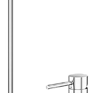 Ceiling Mounted Bathroom Faucet, Free Standing Bathtub Faucet, Brass Water Drop Hanging Faucets,Hot And Cold Bathtub Wall Mounted Faucets For Vanity Hotel(Countertop Switch, Silver)