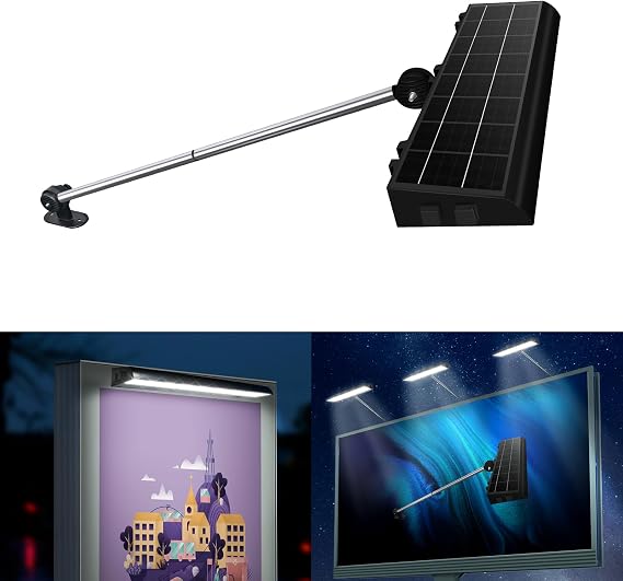 Solar Sign Light 232 LED 8000 MAh Waterproof For Outdoor Real Estate | Solar Powered, Automatic Operation, Wide Compatibility