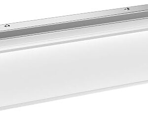 LED Bathroom Light Fixtures Over Mirror 16 Vanity Light With Milky White Lampshade 4000K Daylight Chrome Finishing Bath Bar (Chrome)