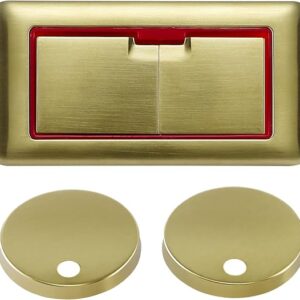 Toilet Hardware Brushed Gold SM-25-1TBAS05WH