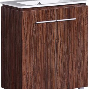 Fine Fixtures Greenpoint Vanity 24 X 18 Black Walnut, With Sink