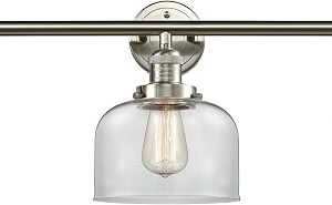 205-SN-S-G72 3 Light Adjustable Bathroom Fixture, Brushed Satin Nickel