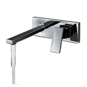 Into The Wall Washbasin Water Tap, Three Piece Set Flush Faucet, Bathroom Cabinet Basin Mixer BR-320 ,Leakproof Design