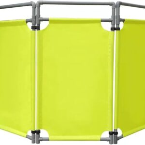 Foldable Safety Barricade 3 Panel PVC Portable Barrier For Crowd Control, Engineering Repairs, And Caution Security Gates Ideal For Temporary Safety And Event Management