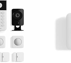 SimpliSafe 9 Piece Home Security System With HD Camera, 4 Entry Sensors, 2 Motion Sensors