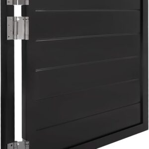 Cafe Doors Premade Interior Doors, 35.4″x35.4″ Interior Solid Wood Swing Door Saloon Doors With Spring Hinges, Half Door Swinging Doors For Doorways,Restaurants, Bars,Dellar Black