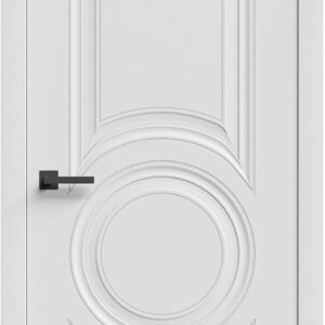 Interior Door 30 X 80 Inches | Base 7801 White | Single Regular Panel Frame Handle | Bathroom Bedroom Doors