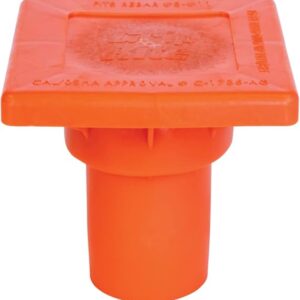 Construction Rebar Impalement Protective Safety Cap – OSHA Approved #3-#11 Rebar Type S – OSHA Square – (10M-25M) (OSHA Approved Cap, 25)