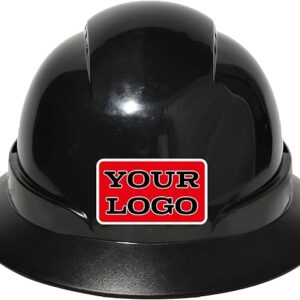 Custom Construction Work Safety Helmet Full Brim Hard Hat Suspension Hard Hat With Vents