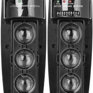 Triple Beam Alarm Photoelectric Infrared Led Detector Security System, Home Security Alarm Infrared Detector Sensor(-100)