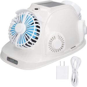 Solar Safety Helmet With Fan And Light For Construction And Outdoor Work