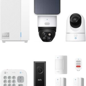 Eufy ExpertSecure System E10, Home Security Center, 4G Connectivity And Battery Backup, Flexible Contract, Advanced Local AI, Compatible With Eufy Security Products