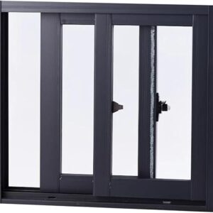 XPLKQXE Aluminum Basement Egress Window, Ventilation Window Tempered Glass, Mobile Home Window Horizontal Sliding Windows, Shed Windows Household Garages(39.4 X39.4in)