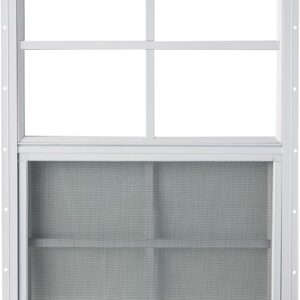 Shed Window 18 X 27 Flush Window Vertical Slider White Or Brown (White)