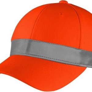 CornerStone ANSI 107 Safety Cap | Reflective Baseball Cap For Men & Women, Lightly Structured With Micro Hook & Loop Closure