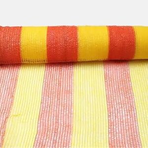 Orange Safety Fence 3.3′ X 164′ Construction Barrier Netting – High Visibility Orange Yellow Mesh Fence Roll, Heavy Duty HDPE Safety Fencing For Construction, Snow Fence, Temporary Barrier