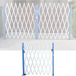 Foldable Industrial Safety Barrier For Accordion Doors Portable Retractable Gate For Schools & Warehouses 100 X 250 Cm Wheeled Easy Setup & Storage Durable Safety Solution