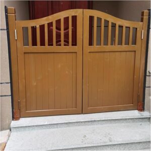 LXLZYXSF Porch Swinging Doors Garden Fence Gates Wooden, Outdoor Partition Door With Two-Way Opening Automatic Closing Hinges, Saloon Door Half Waist Size 140x95cm55-1/8″x37-3/8