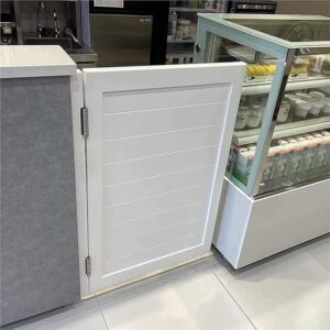 Swinging Door,Swinging Cafe Doors, Swing Doors Counter Bar Half Waist Door Gate Butler Door Fence For Shop/Emporium/Entrance