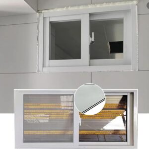 House Sliding Window,Basement Replacement Windows,Aluminum Sliding Window With Screen And Tempered Glass,Ventilation Windows For Sheds Chicken Coops, Bathroom Makeover Small Restroom,White 21x16in