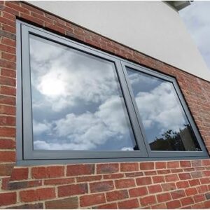 Black Double Pane Windows For Houses 60 54 50 46 42 40 36 32 30 28 24 22 20 18 14 Inch, Horizontal Sliding Window Replacement For Home, Basement, Sheds And Garage, Custom Size(WxH 20x14in)