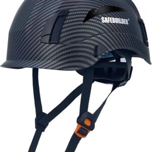 SAFEBUILDER Safety Helmet Hard Hats Construction Head Protection 6-Point Suspension Lightweight Work Outdoor,Industrial ANSI Approved
