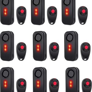 Car Alarm System,113dB Security Alarm With Motion Sensor,Anti-Theft Vehicle Alarm, Red LED Light,IP66 Waterproof,for Cars,Motorcycles,Trucks9PK