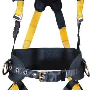 Guardian Seraph Construction Style Harness Waist Pad PT Chest TB Leg 3D (Dorsal, Sides) OSHA And ANSI Compliant