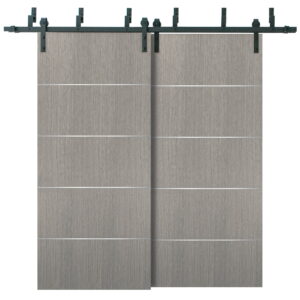 Barn Bypass Doors 64 x 80 with 6.6ft Hardware