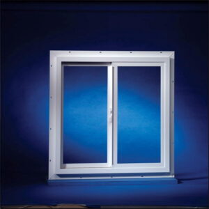 Duo-Corp Agriclass Double Slide Vinyl Utility Window White Glass/Vinyl Window 23-1/2 W x 23-1/2 – Case of: 1